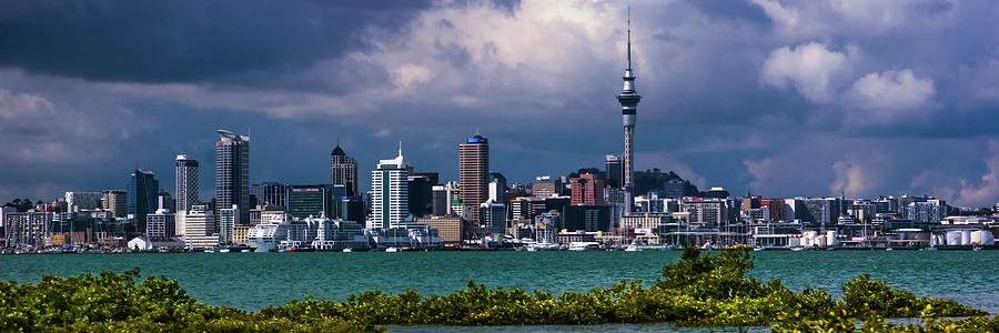 Auckland Cityscape- Auckland, New Zealand Photograph by Brian Anderson Auckland Cityscape- Auckland, New Zealand Photograph by Brian Anderson