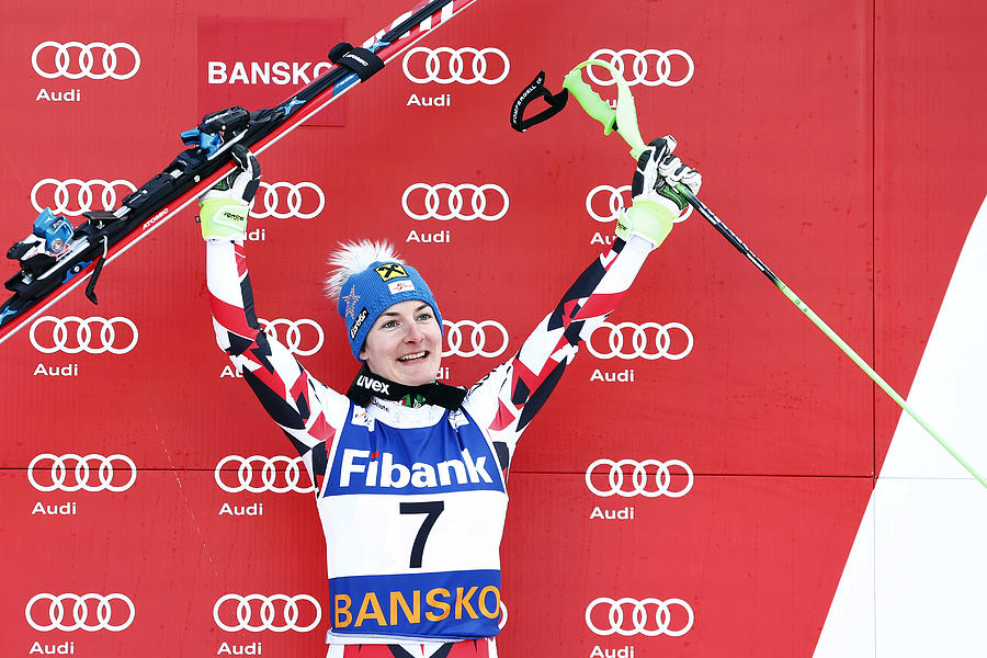 Audi FIS Alpine Ski World Cup - Womens Super Combined Photograph by Christophe Pallot/Agence Zoom