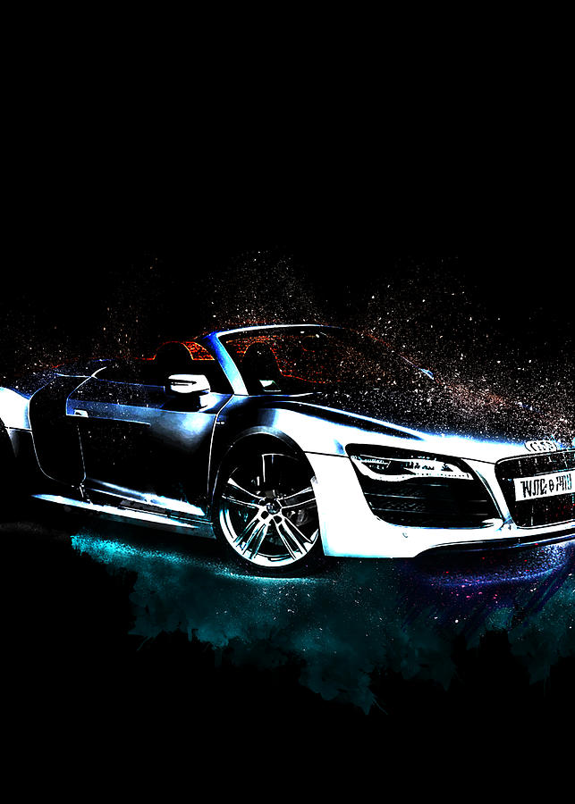 Audi R8 Audi Audi R8 Spyder Sport Luxury Digital Art by Edgar Dorice ...