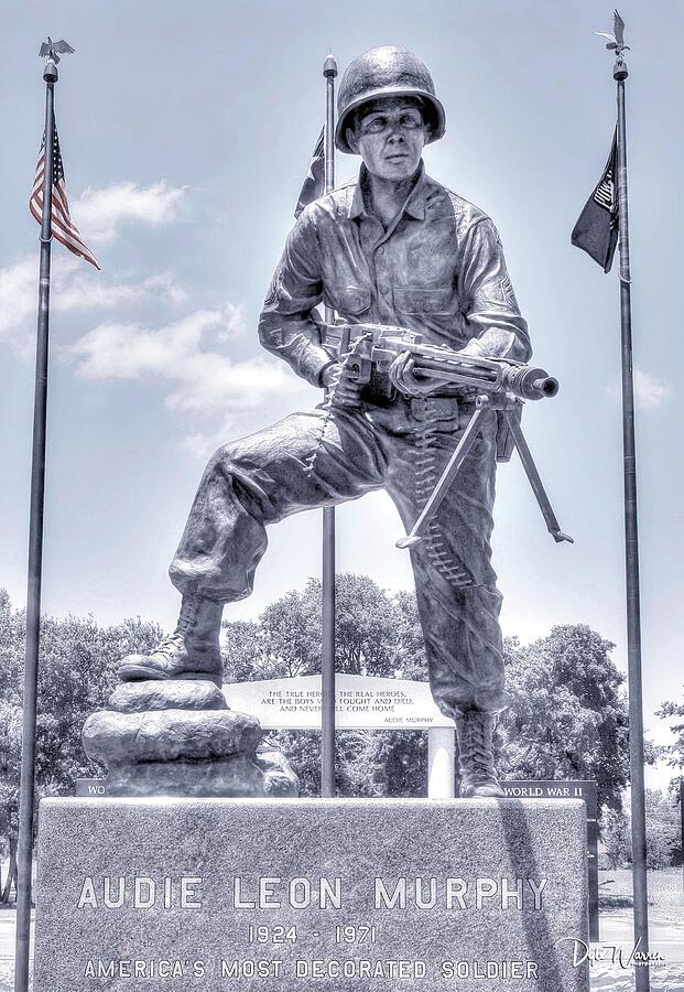 Audie Murphy - War Hero 3 Photograph by Dyle Warren
