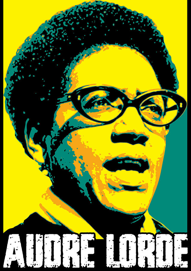 Audre Lorde. Audrey Geraldine Lorde v.2 Digital Art by Taurungka ...