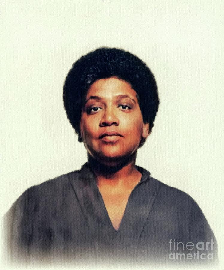 Audre Lorde, Civil Rights Painting by Esoterica Art Agency - Fine Art