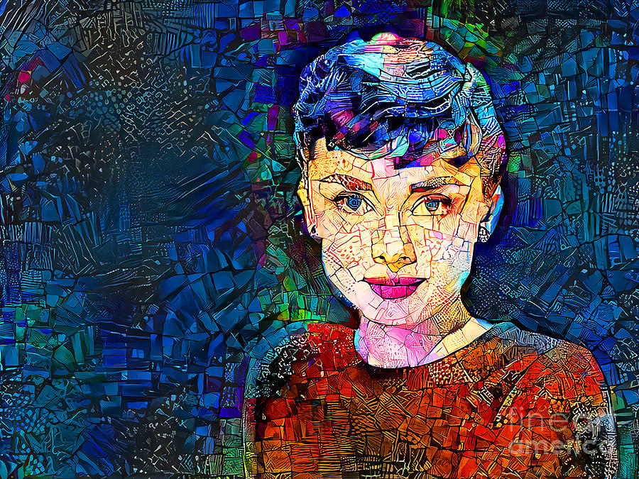 Audrey 20220212 v3 Mixed Media by Wingsdomain Art and Photography