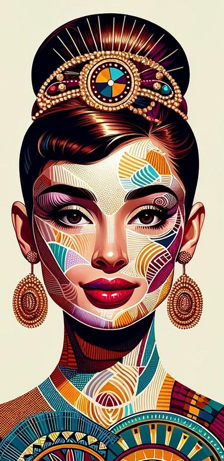 Audrey Hepburn Painting by Emeka Okoro