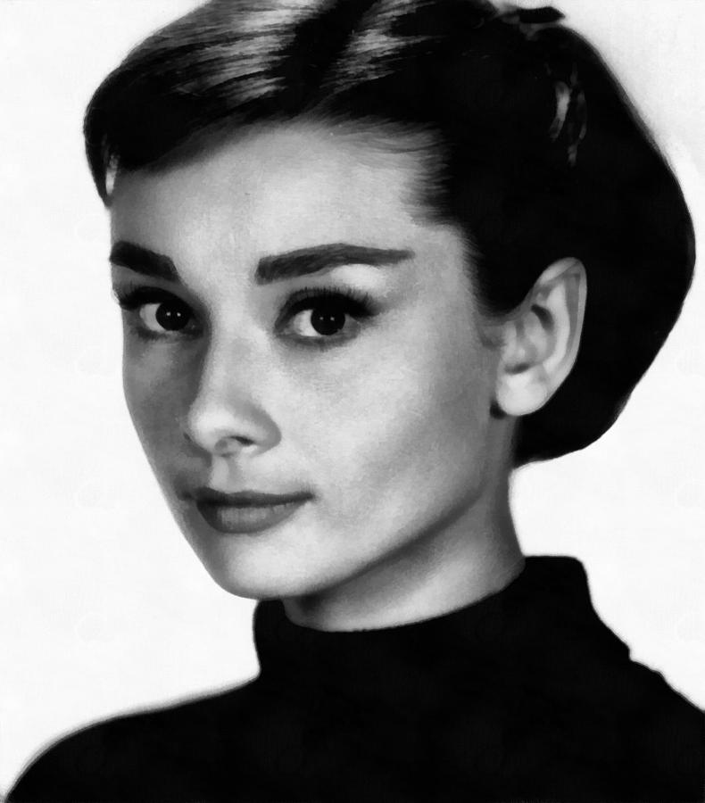 Audrey Hepburn Digital Art by Ethan H Beavin | Fine Art America