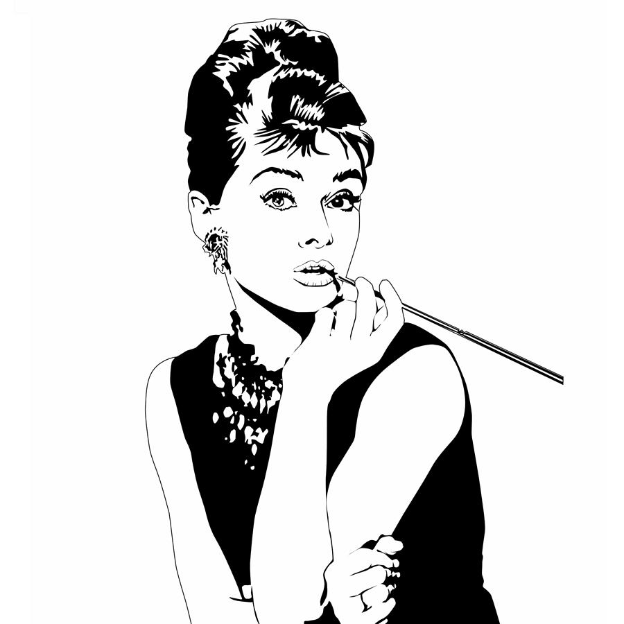 Audrey Hepburn Mixed Media by IHeart Wild - Fine Art America