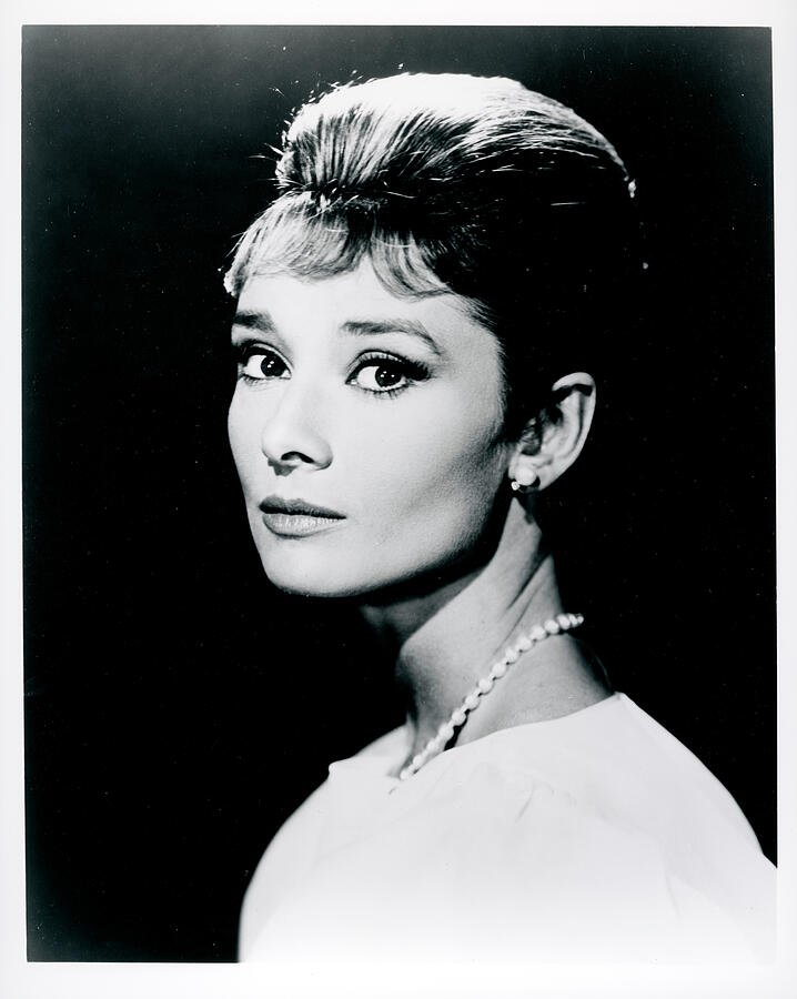 Audrey Hepburn Photograph with Original Film Negative Digital Art by Photography