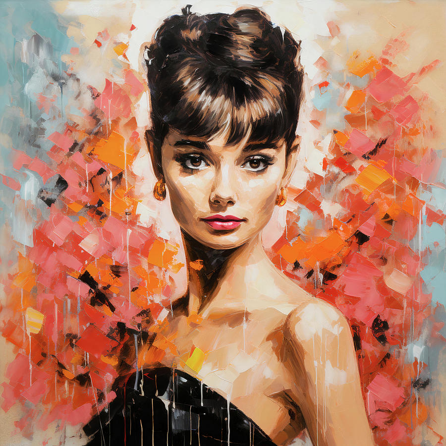 Audrey Hepburn Digital Art by Imagine ART