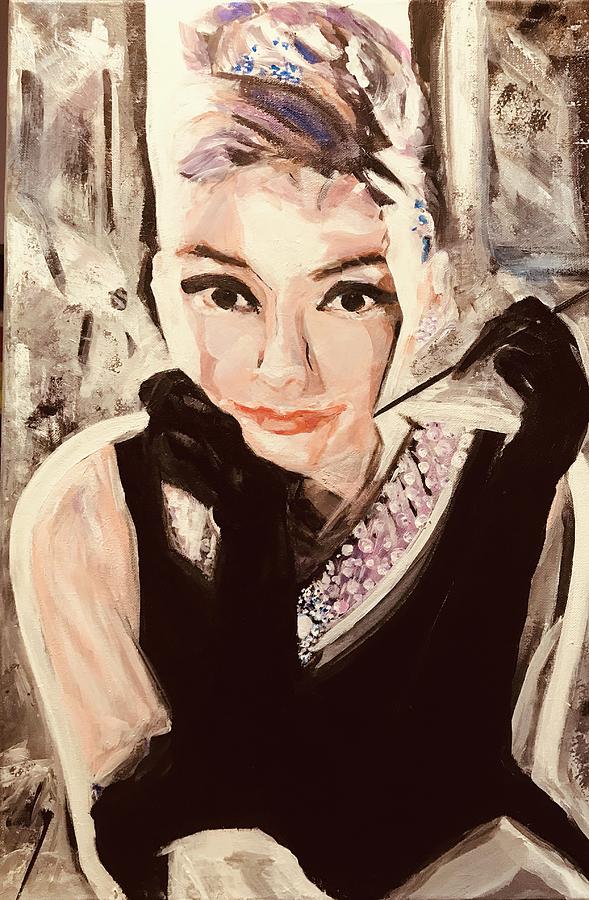 Audrey Hepburn Painting by Yelena Wilson - Fine Art America