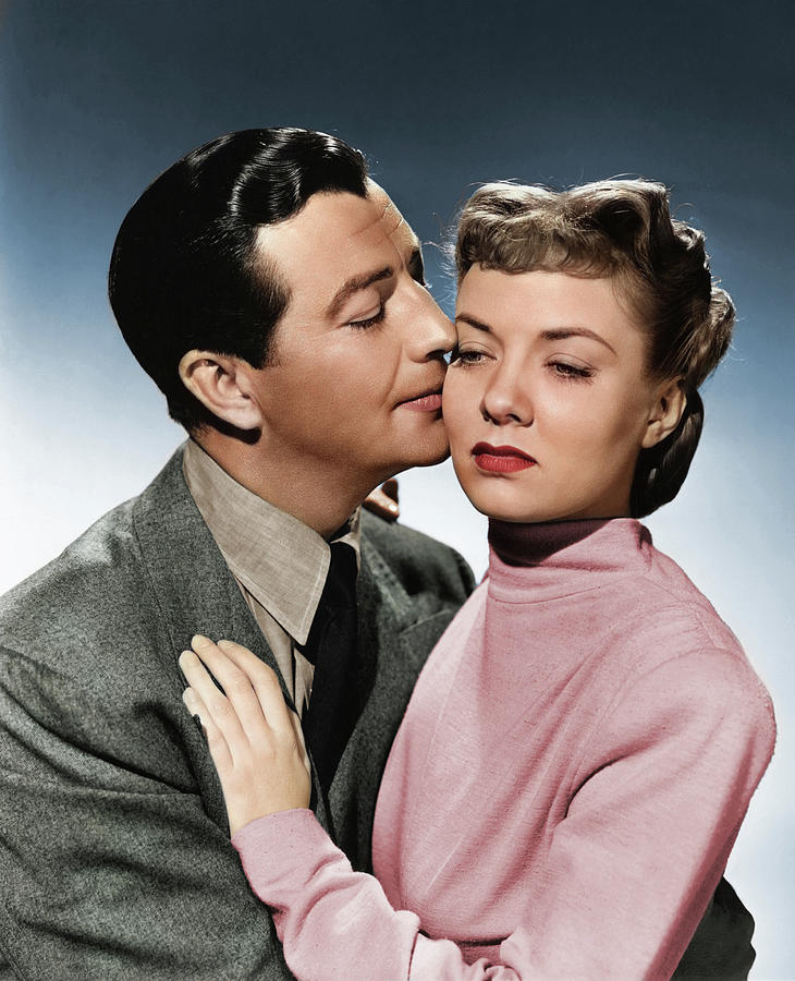Audrey Totter and Robert Taylor Photograph by Movie World Posters