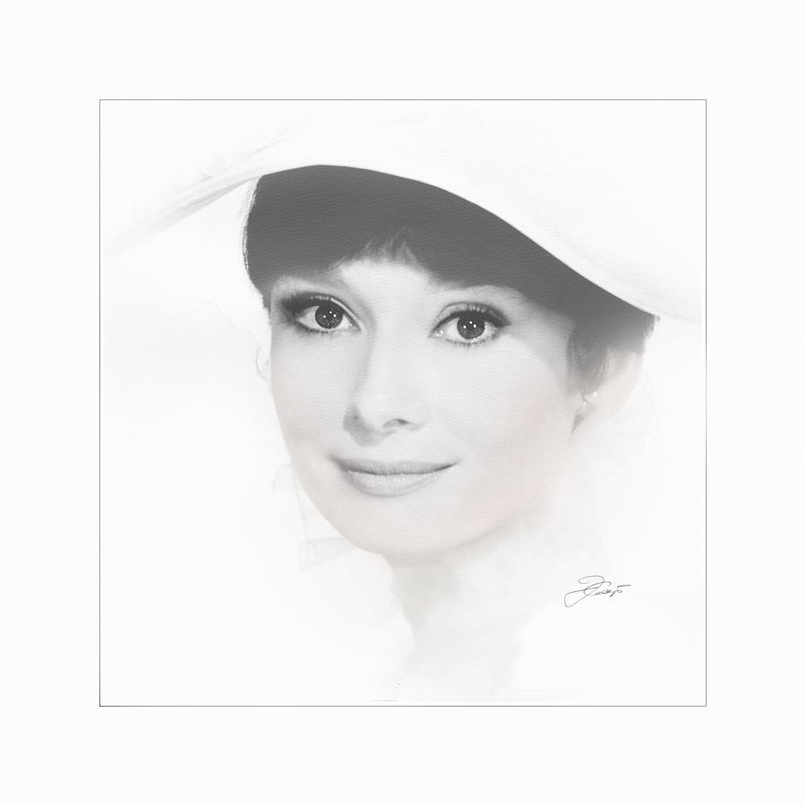 Audrey Hepburn #1 Digital Art by Jerzy Czyz