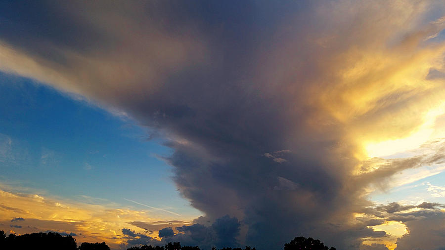 August 13 2020 Sunset Storm  Photograph by Ally White