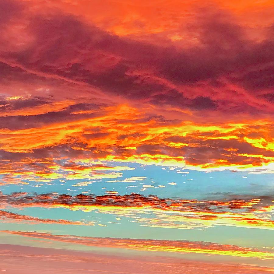 August 2020 Sunset Photograph by Donna Carrillo