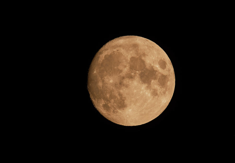 August 2021 Moon Photograph by Sandra Js