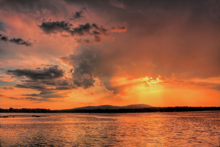 August Golden Hour On Lake Wausau Photograph by Dale Kauzlaric