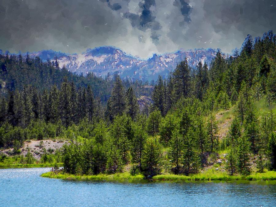 August Snows In The Sierra Photograph by Frank Wilson