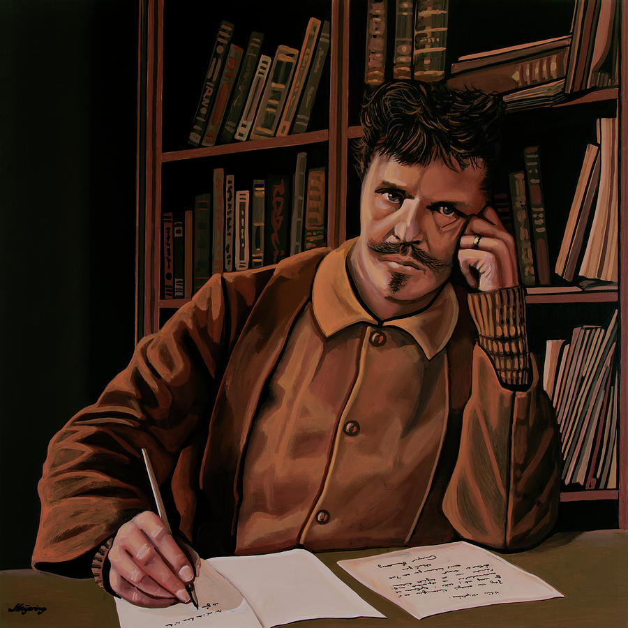 August Strindberg Painting Painting by Paul Meijering