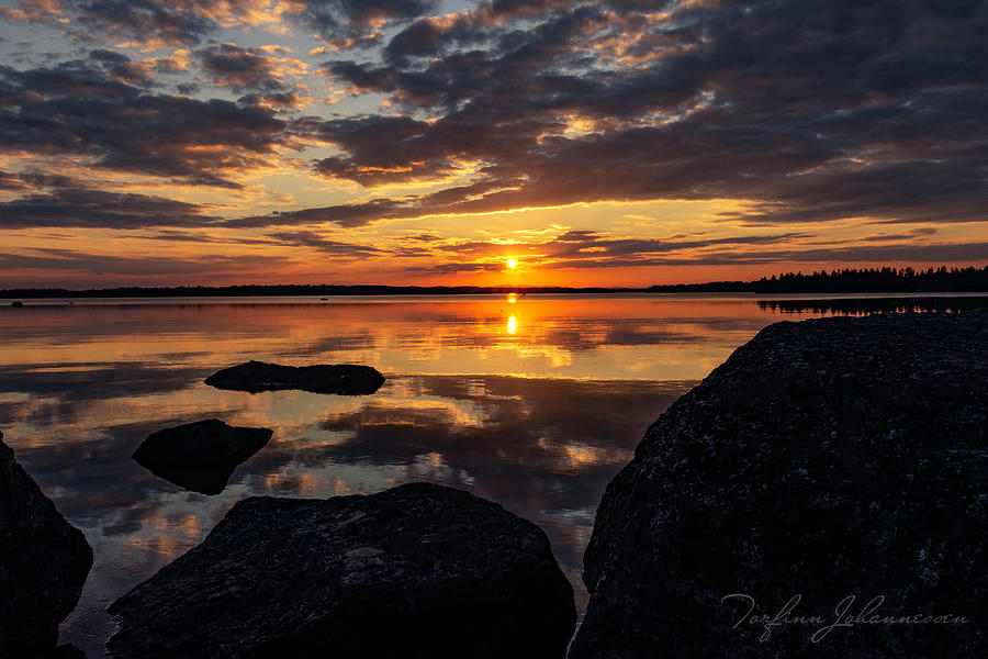 August Sunset Photograph by Torfinn Johannessen