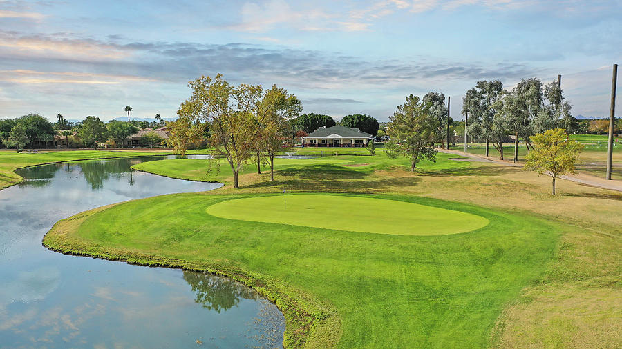 Augusta Ranch Golf Club in Mesa Arizona Photograph by Ryan Barmore