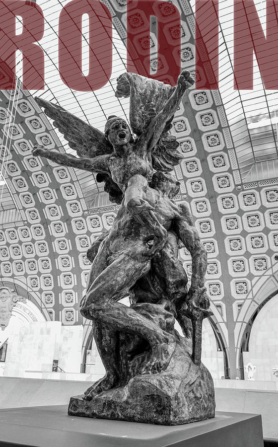 Auguste Rodin Call to Arms as Displayed in the Orsay Museum Paris Digital Art by Shawn OBrien