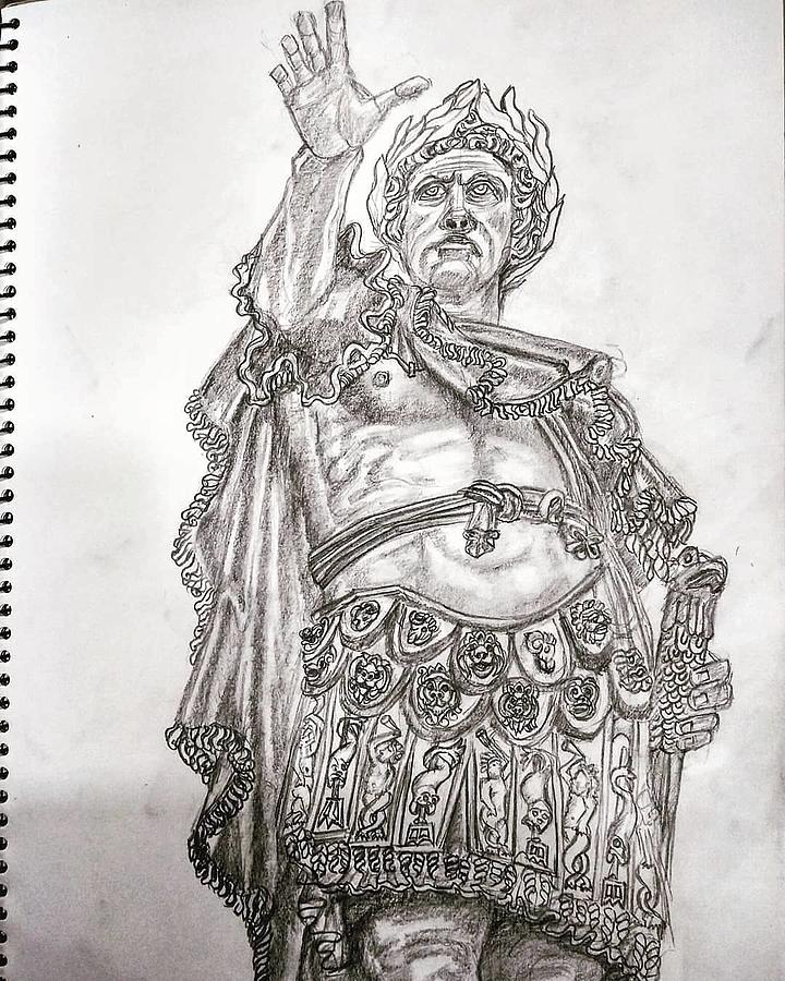 Augustus Drawing by Aditya Pathak - Fine Art America