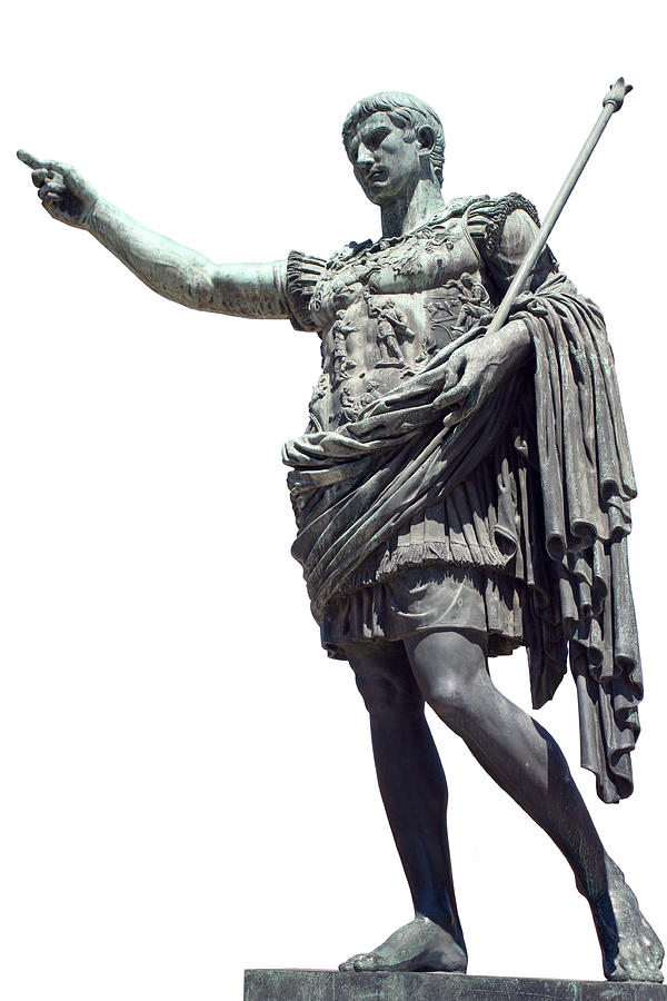 Augustus, Roman Emperor Photograph by Goldhafen