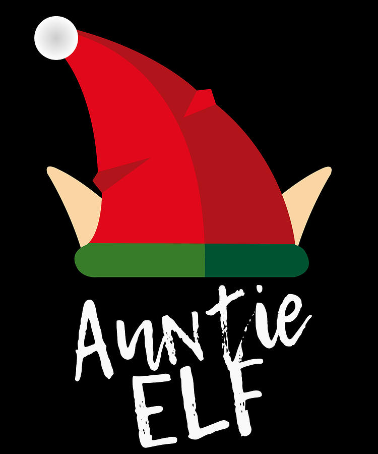 Auntie Elf Christmas Costume Digital Art by Flippin Sweet Gear
