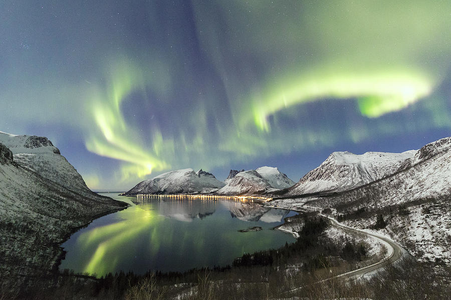 Aurora Borealis, Bergsbotn, Senja, Norway Photograph by Roberto Moiola / Sysaworld