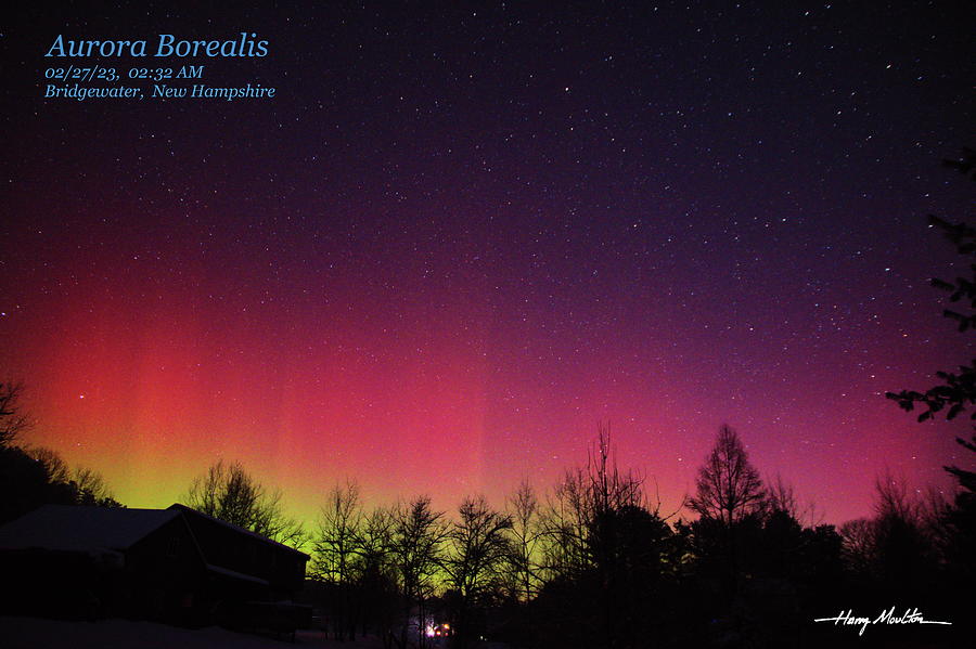 Aurora Borealis Photograph by Harry Moulton
