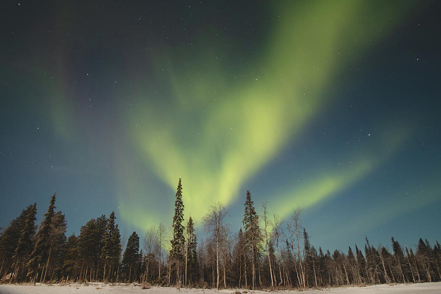 Dance of wild nature - Aurora borealis Photograph by Vaclav Sonnek