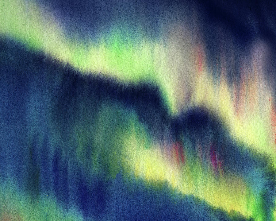 Aurora Borealis Painting by Irina Sztukowski