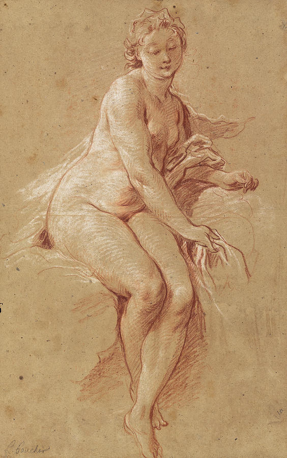 Aurora Drawing by Francois Boucher