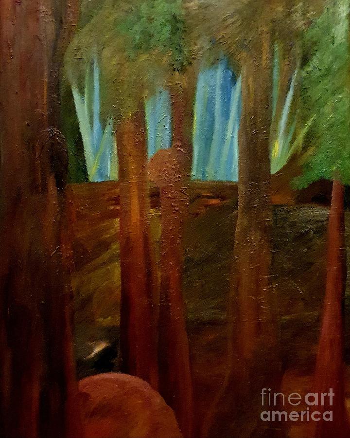 Aurora In The Wood Painting