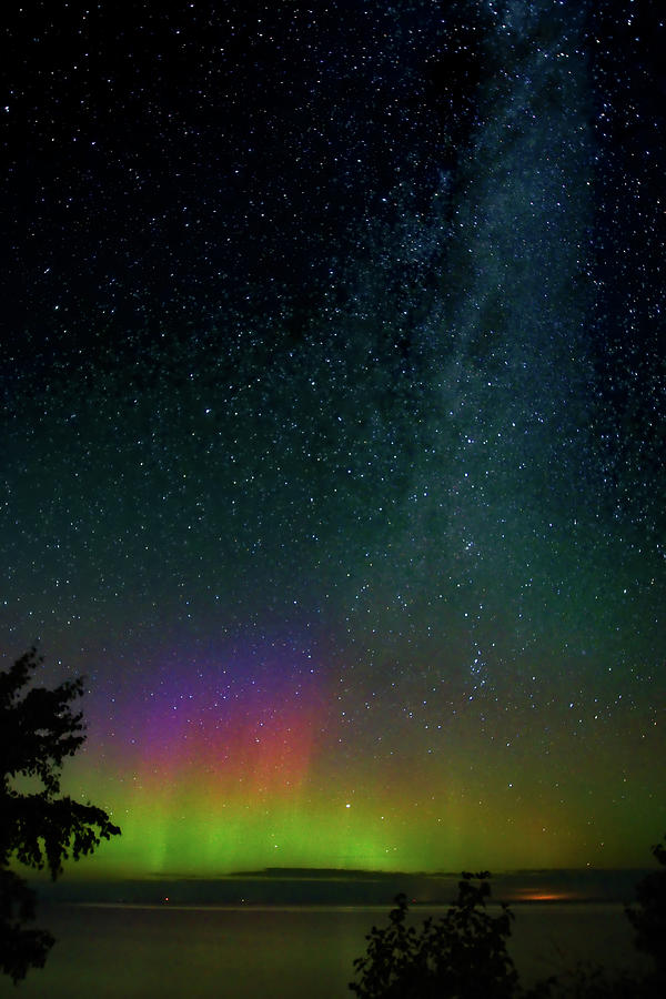 Aurora over Lake Superior Photograph by Chris Pappathopoulos - Fine Art ...