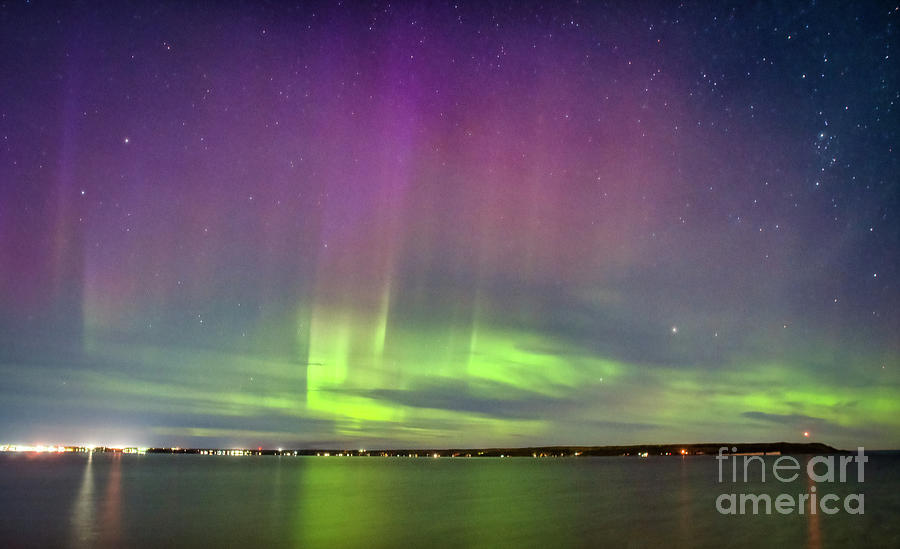 Aurora Over Lake Temiskaming Photograph by Charline Xia