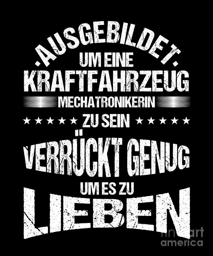 Ausgebildet KFZ Mechatroniker Mechaniker Schrauber Gift Digital Art by