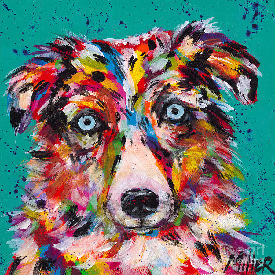 Tracy Miller Painting - Aussie Stare by Tracy Miller