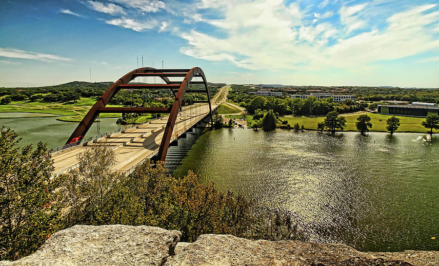 Austin 360 Bridge Photograph by Judy Vincent