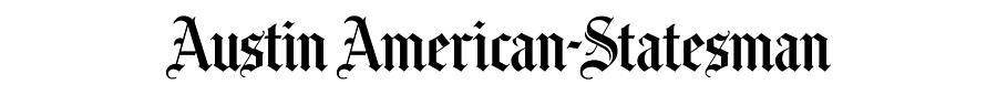 Austin American-Statesman Black Logo Digital Art by Gannett Co