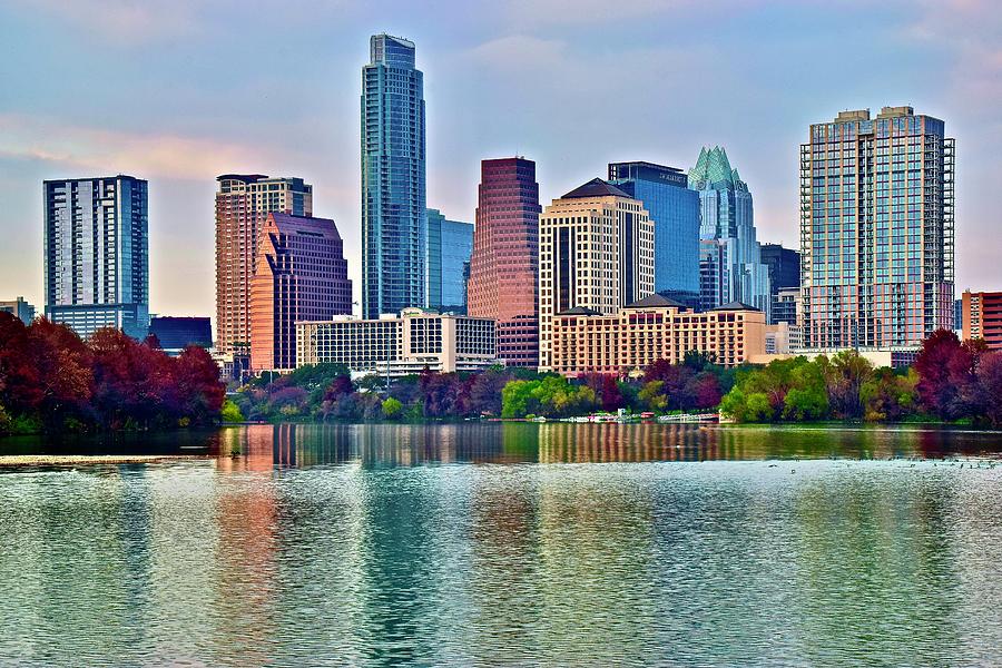 Austin Buildings and Water Photograph by Frozen in Time Fine Art ...