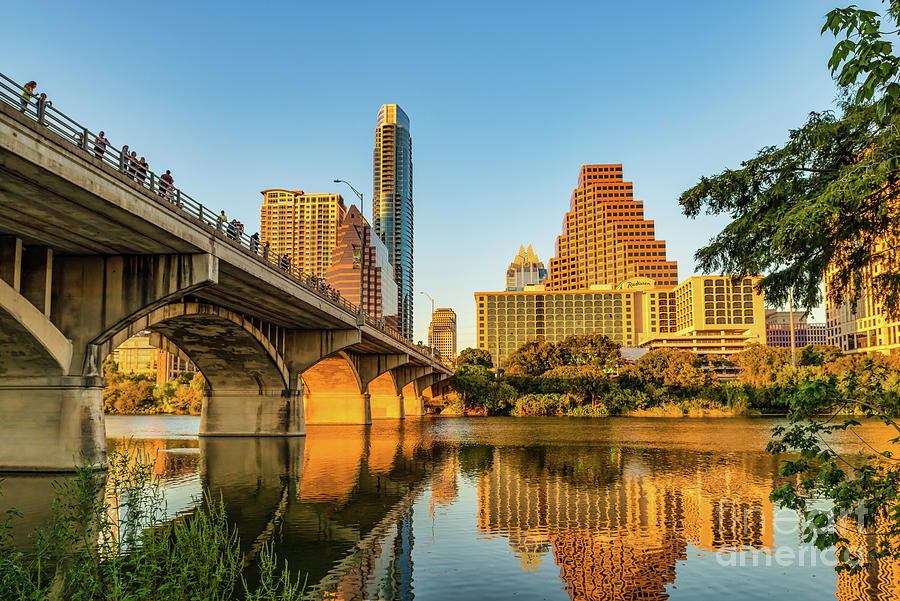 Austin Photograph - Austin City Glow by Bee Creek Photography - Tod and Cynthia