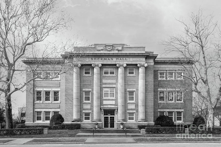 Austin College Sherman Hall Photograph by University Icons
