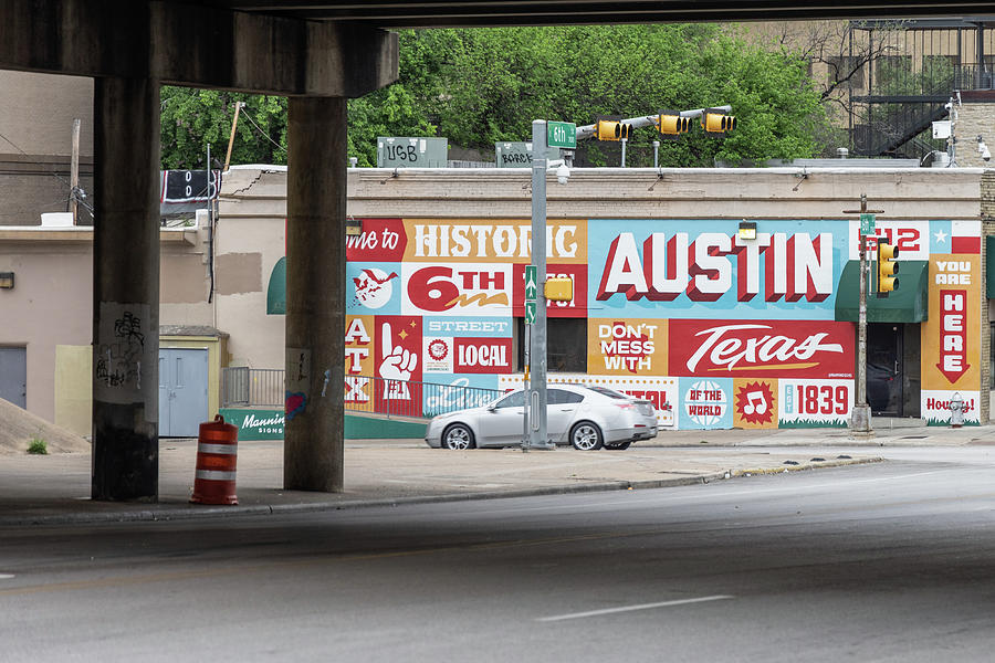 Austin Mural under overpass  Photograph by John McGraw