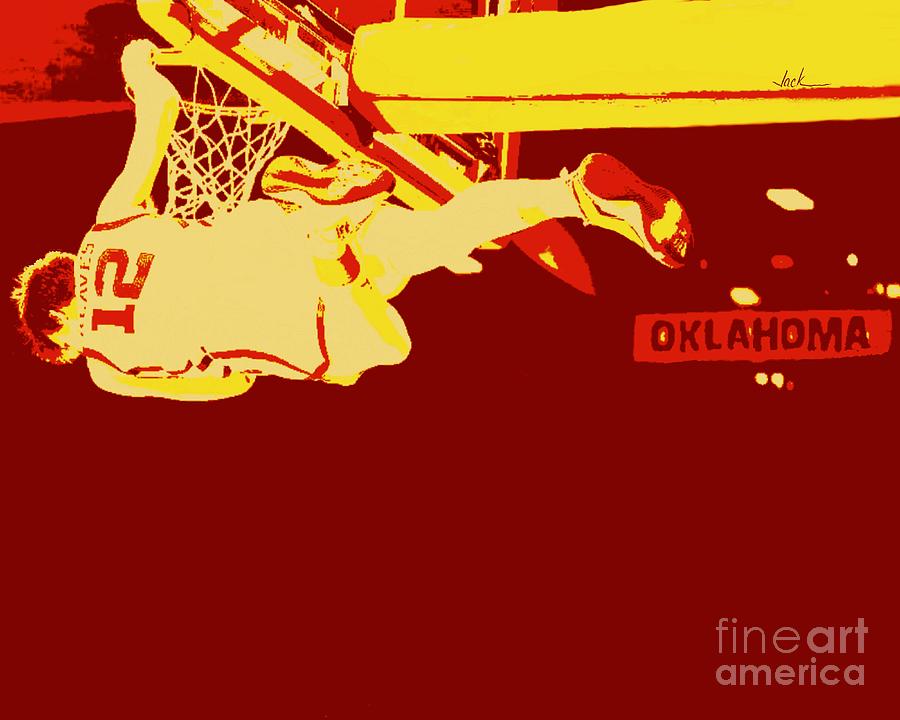 Dunk Painting - Austin Reaves Dunk by Jack Bunds Dunk Painting - Austin Reaves Dunk by Jack Bunds