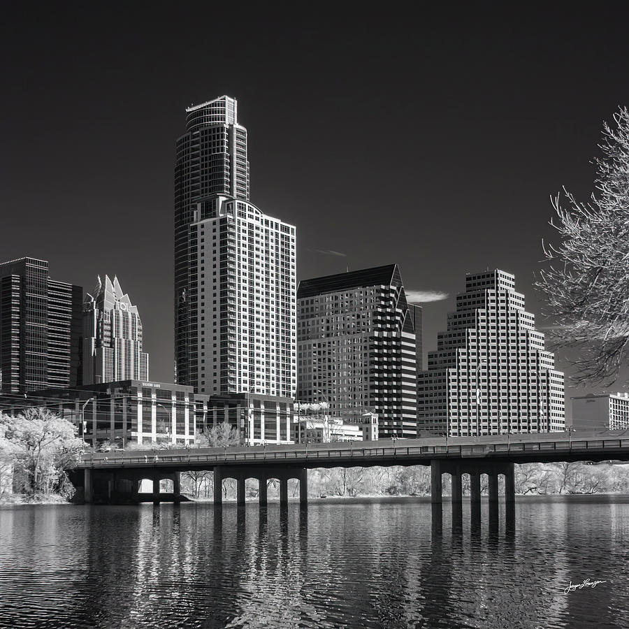 Austin Skyline Infrared Photograph by Jurgen Lorenzen