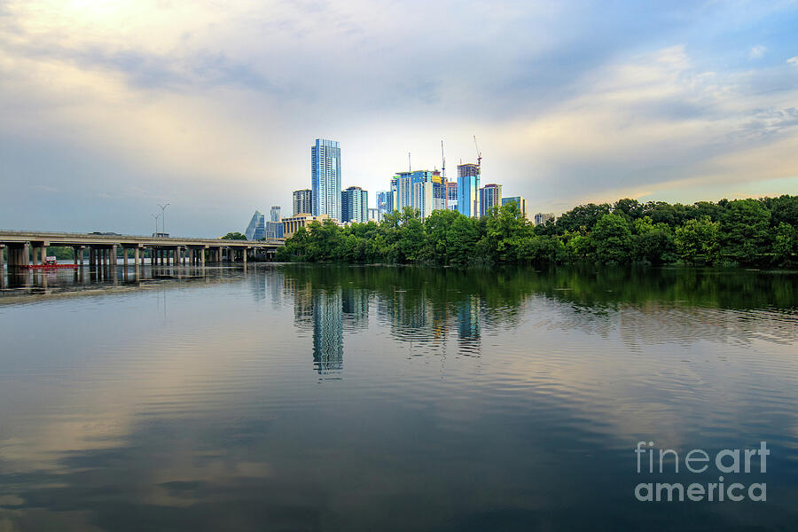 Austin Skyline Reflections on Lady Bird Lake Photograph by Brigitte Blanchette Thompson Austin Skyline Reflections on Lady Bird Lake Photograph by Brigitte Blanchette Thompson