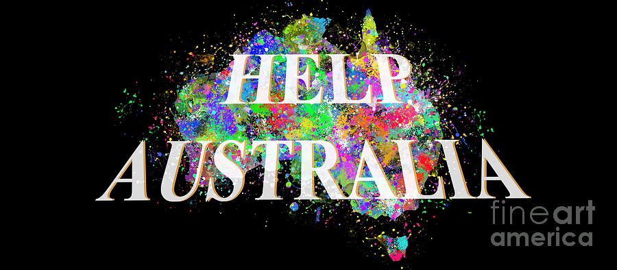 Aid Digital Art - Australia Aid by Stefano Senise Aid Digital Art - Australia Aid by Stefano Senise
