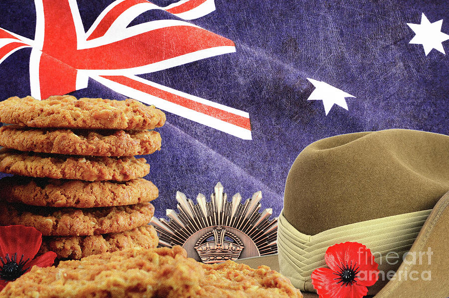 Australian Anzac Day collage Photograph by Milleflore Images