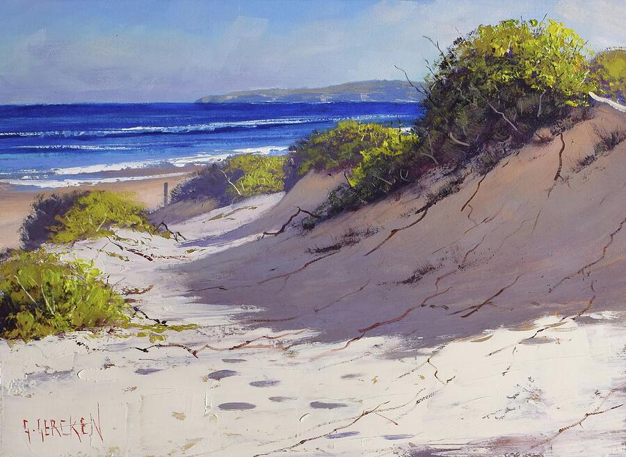Australian beach scene Painting by Graham Gercken Australian beach scene Painting by Graham Gercken