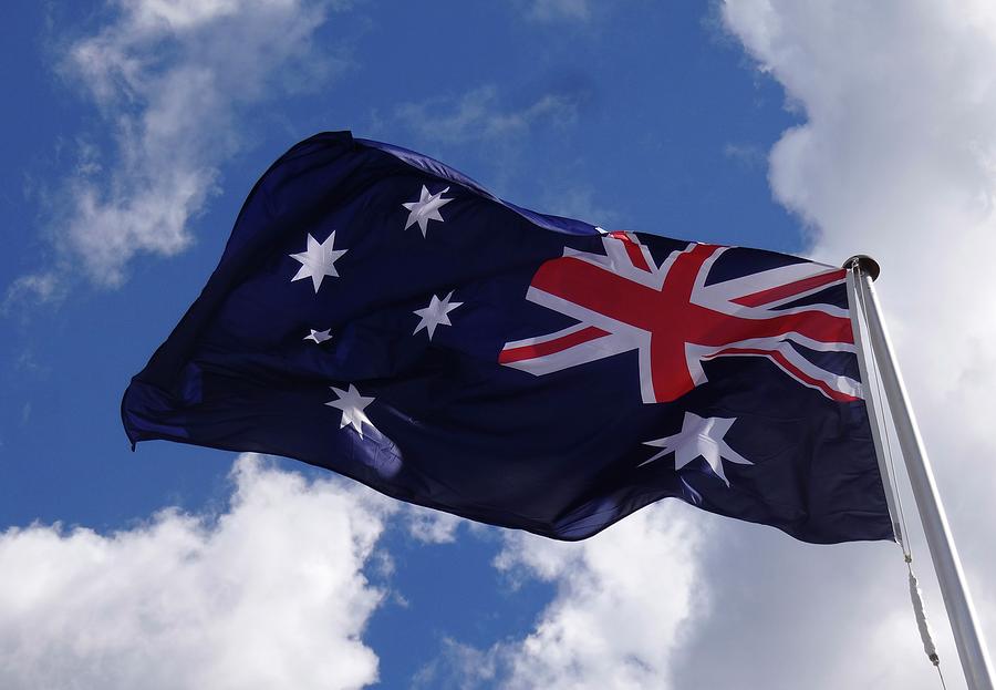 Australian Flag Photograph by Andre Petrov